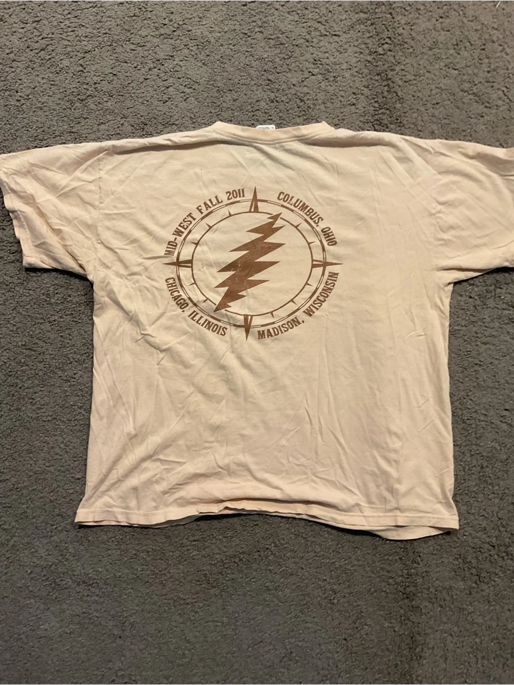 Further Vintage 2011 Men’s Graphic Music Concert T-Shirt Top Rock Band sz XL